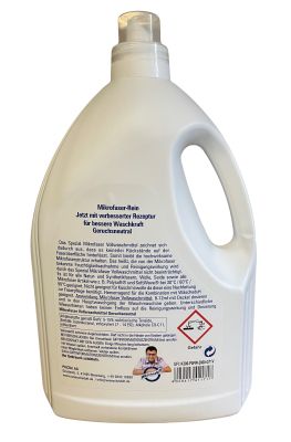 Mikrofaser Rein Vollwaschmittel mit Tensid+ 3 Liter